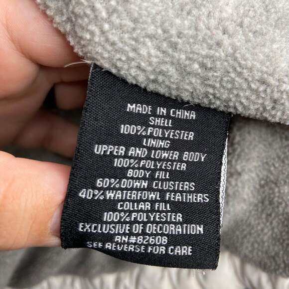 Free Country White Fleece Lined Down Puffer Vest - Picture 5 of 6